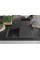 Гранітна кухонна мийка MEXEN BRUNO BLACK GRANITE + сифон BLACK