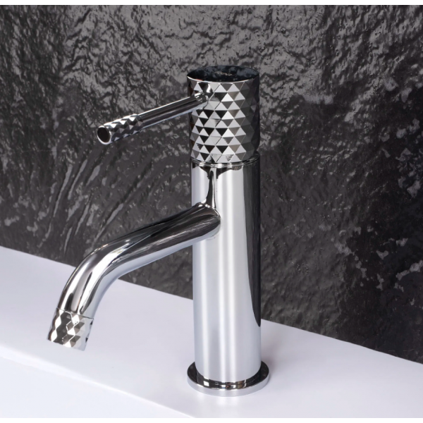 Смеситель для раковины (умывальника) REA LUNGO DIAMOND CHROME низкий