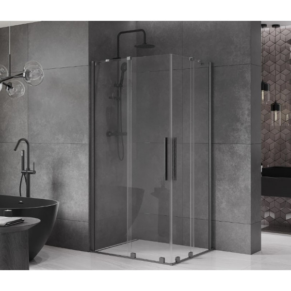 Душова кабіна MEXEN VELAR DUO 100х90 GRAPHITE