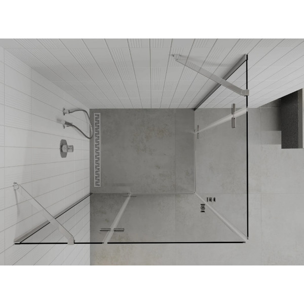 Душова кабіна MEXEN ROMA DUO 90x80 CHROME