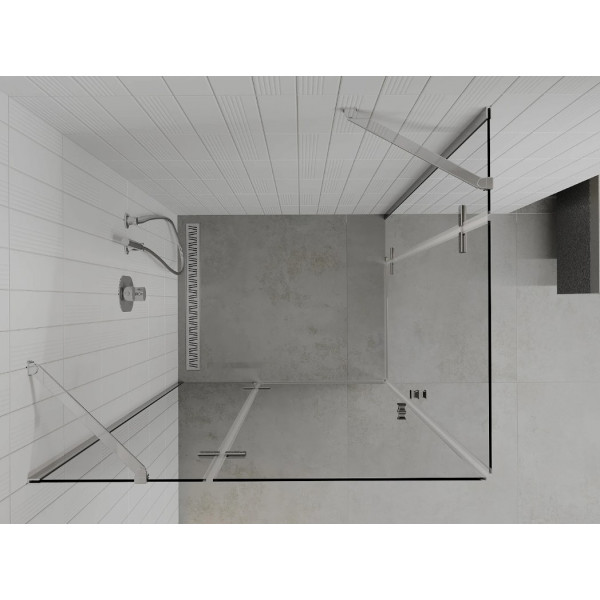 Душова кабіна MEXEN ROMA DUO 90x70 CHROME