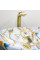 Умывальник (раковина) VBI PARMA MARBLE BLUE GLOSSY накладной
