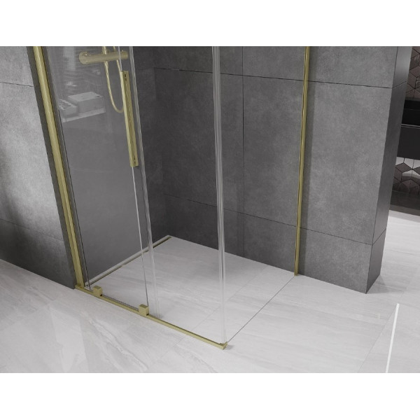Душова кабіна MEXEN VELAR 100х75 BRUSHED GOLD