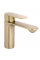 Смеситель для раковины (умывальника) REA DROP BRUSHED GOLD низкий