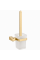 Ёршик для унитаза VBI PLUTO BRUSHED GOLD