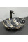 Умывальник (раковина) VBI PARMA BLACK OPAL GLOSSY накладной