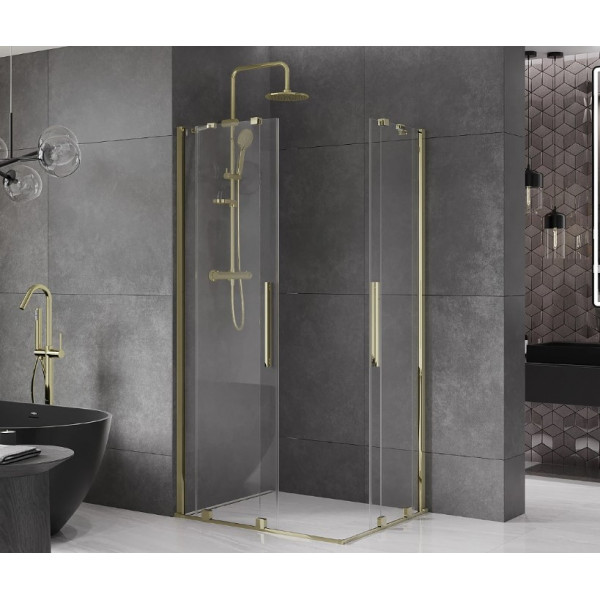 Душова кабіна MEXEN VELAR DUO 90х80 GOLD