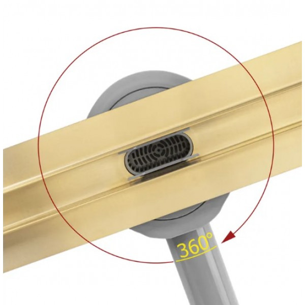 Трап для душа REA NEOX 80 PRO GOLD золотой