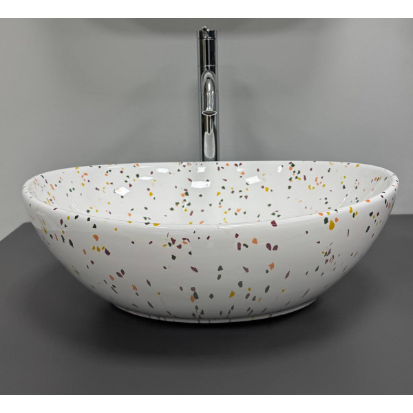 Умывальник (раковина) VBI PARMA MOSAIC GLOSSY накладной