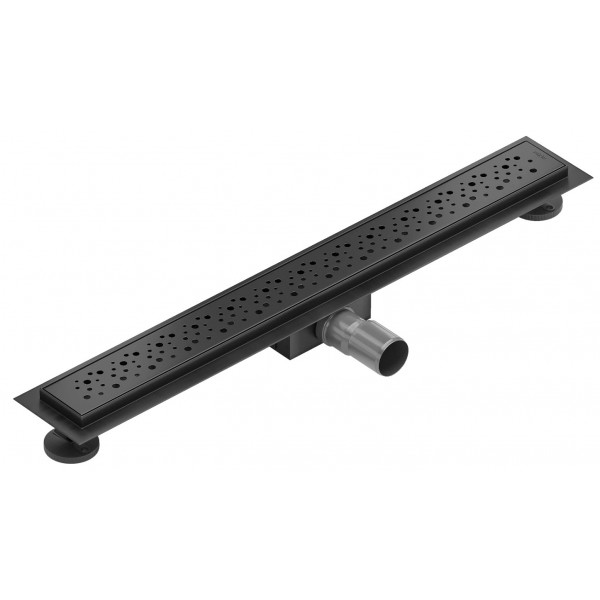 Трап для душу MEXEN FLAT 80 M12 BLACK чорний