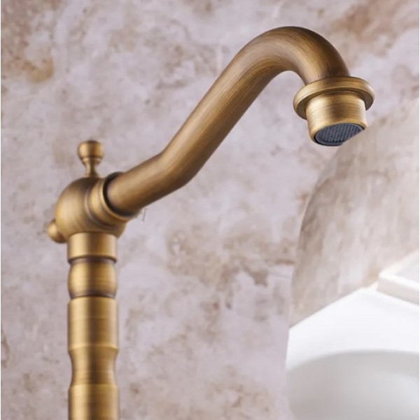 Смеситель для кухни REA RUSTICO BRUSHED GOLD золотой матовый