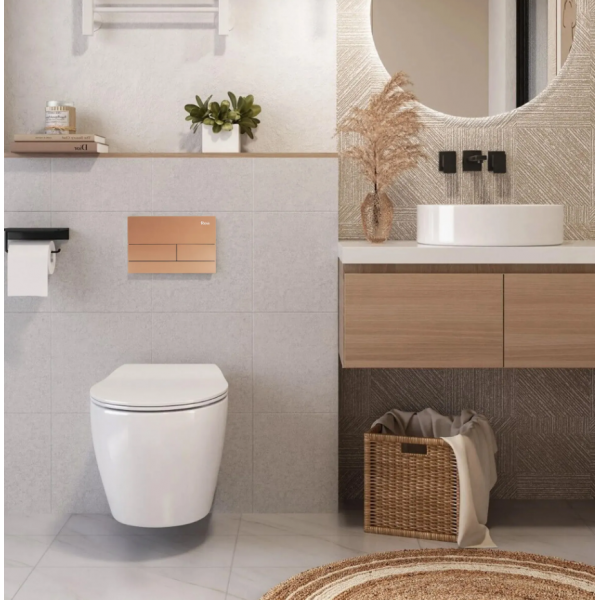 Кнопка смыва для инсталляции REA T BRUSHED COPPER
