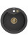 Гранітна кухонна мийка MEXEN DIEGO BLACK GRANITE + сифон GOLD