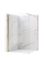 Душевая стенка REA FLEXI 80 TRANSPARENT BRUSHED GOLD