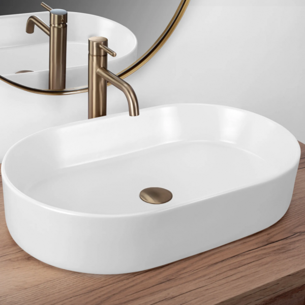 Умывальник (раковина) REA NADIA 60 WHITE MATT накладной