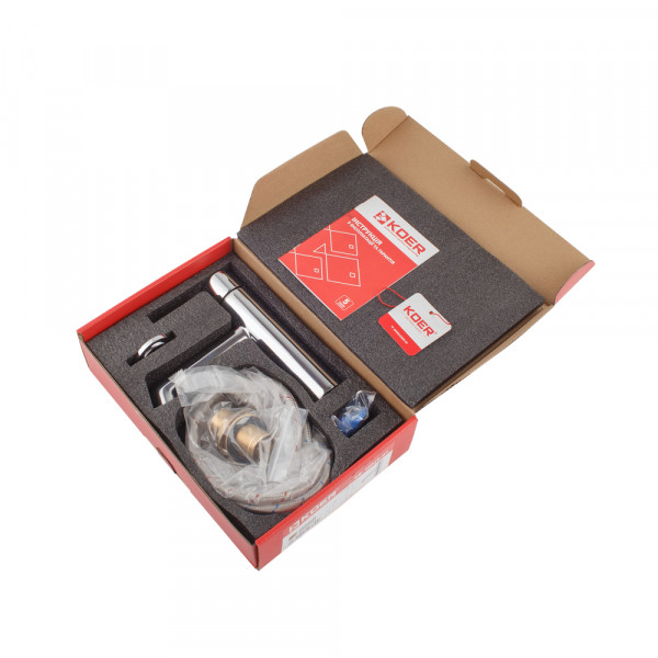 Змішувач для умивальника Koer KB-10029-01 Колір хром (KR5478)