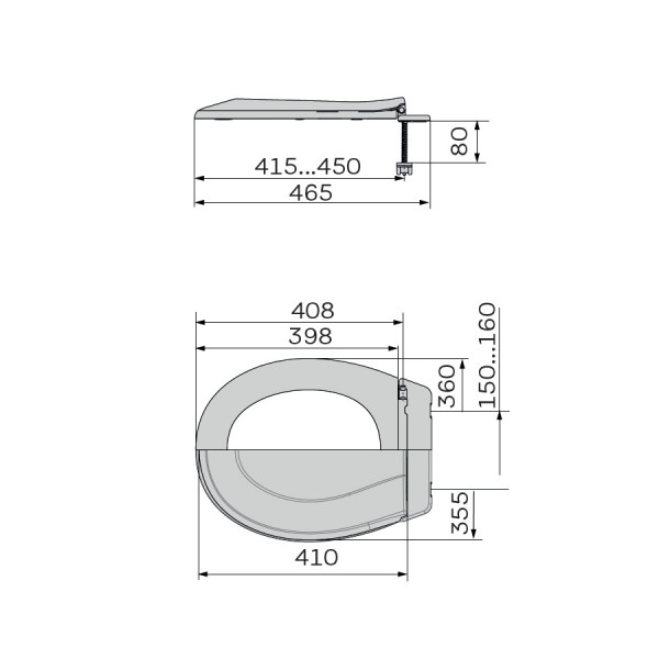 Сидіння унітазу з кришкою ZERIX TS-01 (ZX5586)