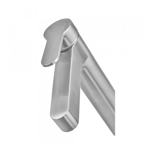 Змішувач для умивальника Koer KI-11016-02 високий (з нерж. сталі) (Колір нерж) (KR4790)