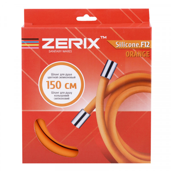 Шланг силиконовый Zerix F12 Orange (150 см) (ZX3000)