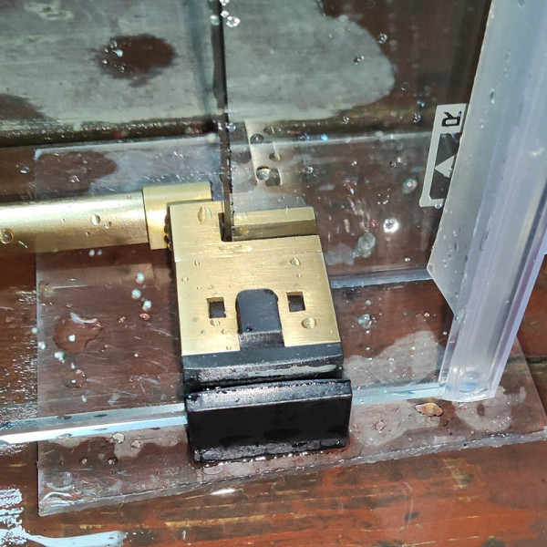 Двері в нішу Koer SR SD01-120x200-TR-12 прозоре скло Easy Clean 8мм, матове золото (KR5377)