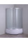 Душова кабіна з високим піддоном Mixxus PLAIN SCT01-90x90x195-FB SATIN матове скло 4мм (MI6894)