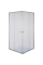 Душова кабіна з низьким піддоном Mixxus CUBIC SCT01-90x90x195-FB CHROME матове скло 4мм (MI6903)