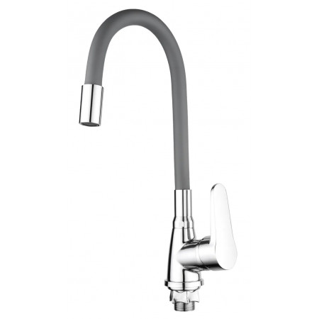 Змішувач для кухні Mixxus Elvis 014 (Nut) Refl.Grey (без підведення) (MI6307)