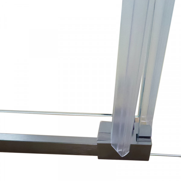 Душова кабіна без піддону Koer SR SC03-90x90x200-TR-07 прозоре скло Easy Clean 6мм, графіт (KR5359)