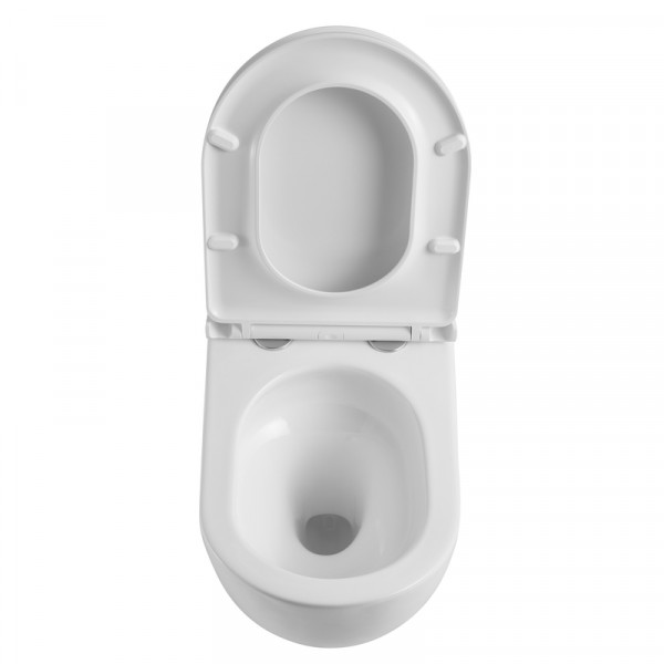 Унітаз підвісний ергономічний Koer TT-0101-T3 520x360x360mm система змиву TORNADO 3.0 (KR5615)