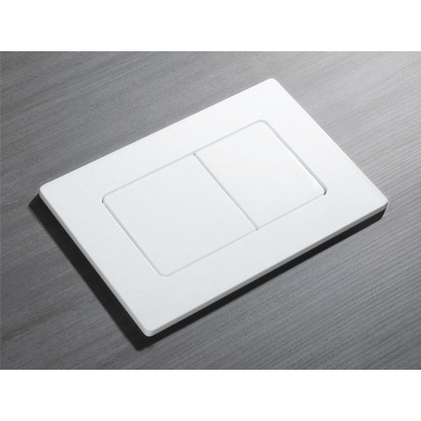 Панель змиву KOER KT-0602-03 пластикова, кнопка квадратна (KR5180)