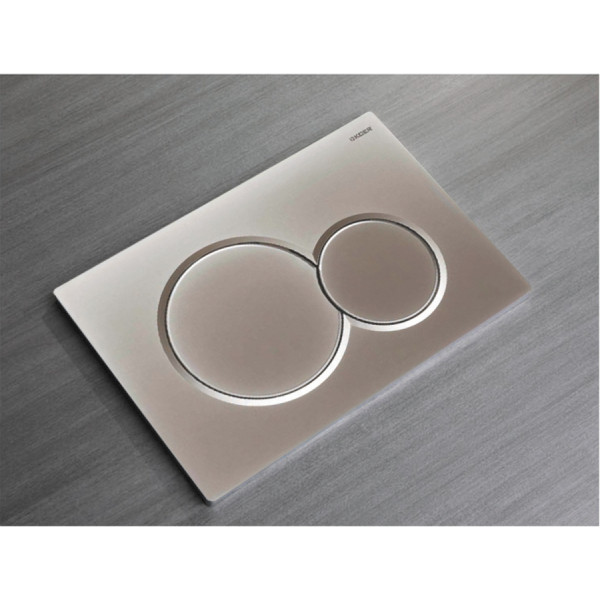 Панель змиву KOER KT-0601-14 пластикова, кнопка кругла (KR5177)