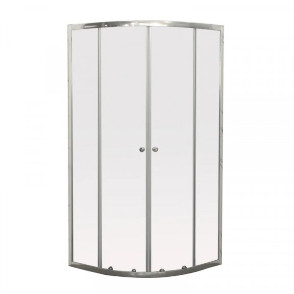 Душова кабіна без піддону Mixxus Premium DIVERSE SC01-90x90x195-TR Chrome прозоре скло 5мм (MI6859)