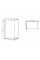 Душова перегородка Mixxus Premium FLAT SP01-100x200-TR Chrome Walk-In прозоре скло 8мм (MI6851)