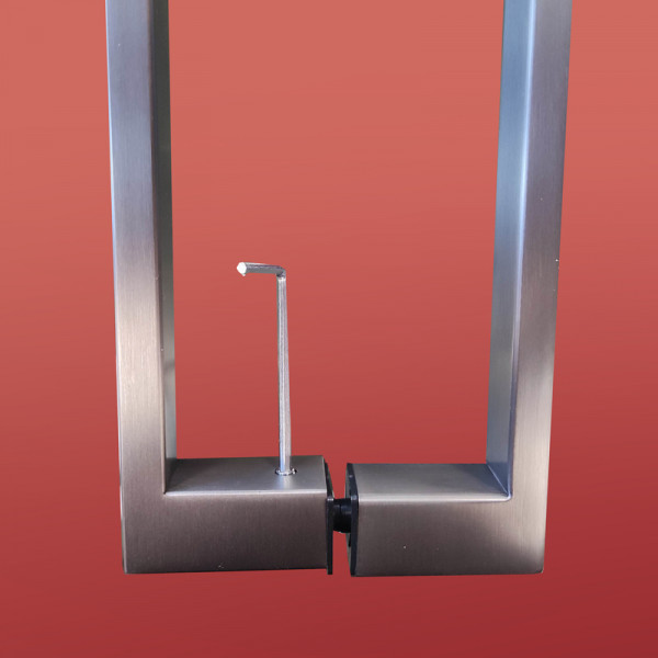 Двері в нішу Koer SR SD04-120x200-TR-07 прозоре скло Easy Clean 10мм, графіт (KR5388)