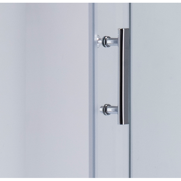 Душова кабіна з низьким піддоном Mixxus HARD SCT01-100x90x198-TR CHROME прозоре скло 5мм (MI6909)