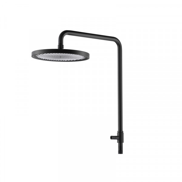 Душова колонна з термостатичним змішувачем Koer KB-57029-05 3 функції, колір чорний (KR5491)