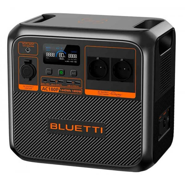 Зарядна станція BLUETTI AC180P 1800 Вт, 1440 Вт/год (BL0555)