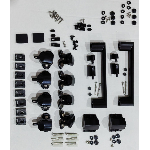 Душова кабіна без піддону Mixxus Premium DIVERSE SC02-90x90x195-TR Black прозоре скло 5мм (MI6862)