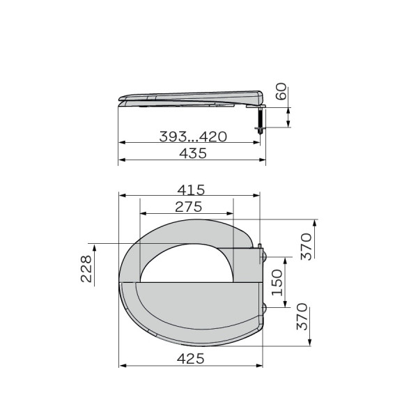 Сидіння унітазу з кришкою ZERIX TS-09 (ZX5587)