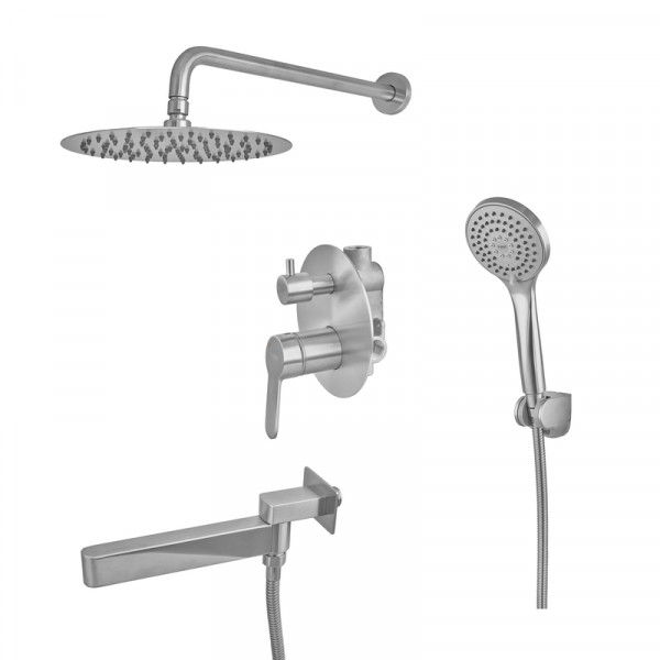Вбудована душова система Koer KI-66016-02 (з нерж. сталі) (Колір нерж) (KR4792)