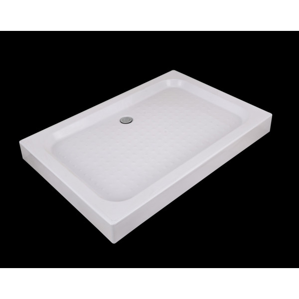 Душовий піддон з сифоном Mixxus HARD ST01-120x80x13 діаметр зливу 52 мм (MI6919)