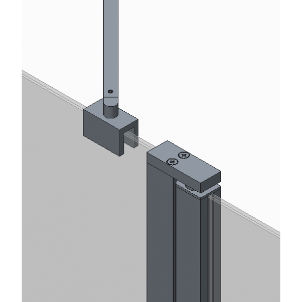 Шторки скляні на ванну Koer SR BS04-95x140-TR-01 прозоре скло 6мм, хром (KR5403)