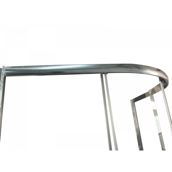 Душова кабіна без піддону Koer SR SC04-90x90x195-TR-01 прозоре скло Easy Clean 5мм, хром (KR5360)