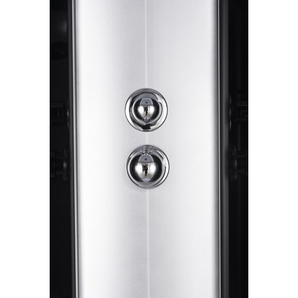 Бокс душовий з гідромасажем Mixxus STRONG SBH01-90x90x215-GR SATIN з високим піддоном (MI6889)