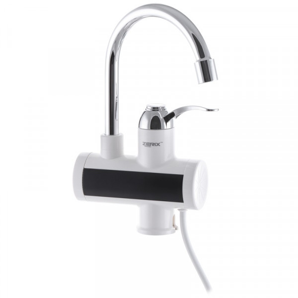 Водонагрівач Zerix ELW21-E 3 kW проточний, З ІНДИКАТОРОМ ТЕМП., на мийку (ZX3264)