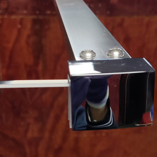 Душова перегородка Koer SR SP01-100x200-TR-01 Walk-In прозоре скло Easy Clean 8мм, хром (KR5393)