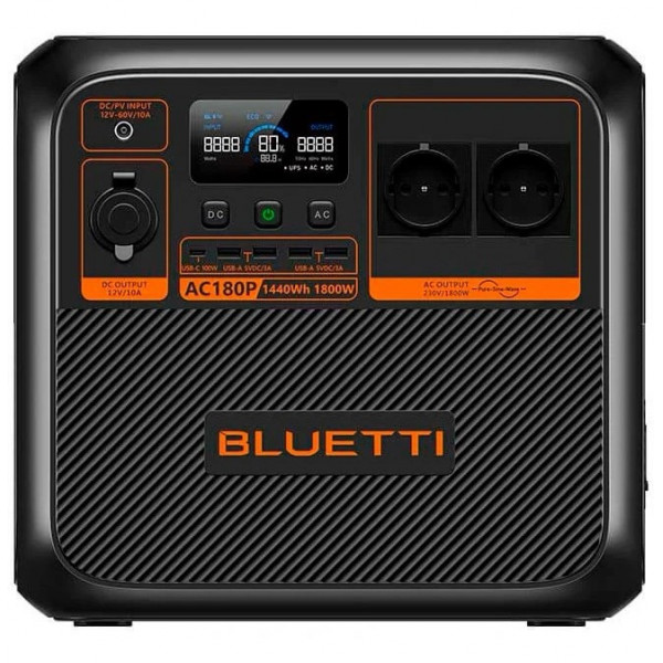 Зарядна станція BLUETTI AC180P 1800 Вт, 1440 Вт/год (BL0555)