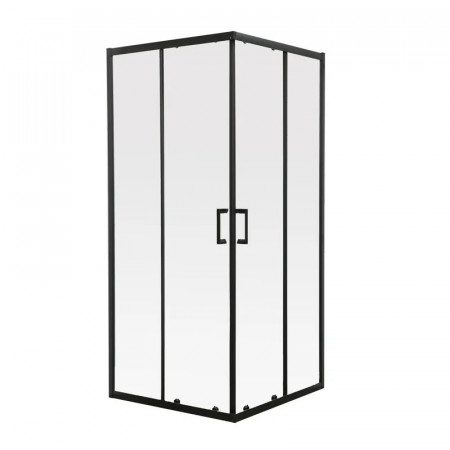 Душова кабіна без піддону Mixxus Premium DIVERSE SC02-90x90x195-TR Black прозоре скло 5мм (MI6862)
