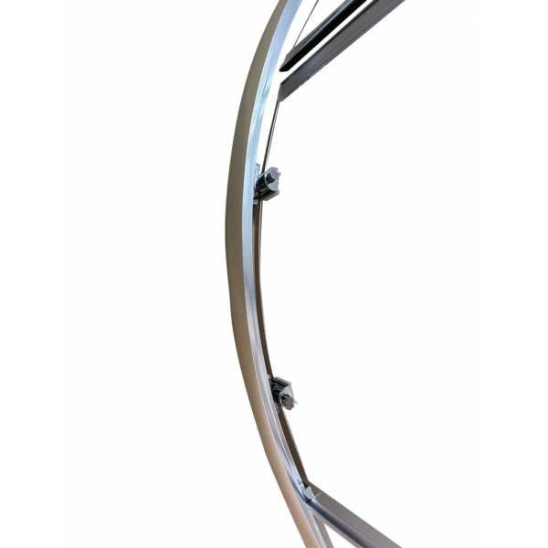 Душова кабіна без піддону Koer SR SC04-100x100x195-TR-01 прозоре скло Easy Clean 5мм, хром (KR5361)