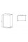 Душова перегородка Mixxus Premium FLAT SP02-100x200-TR Black Walk-In прозоре скло 8мм (MI6856)